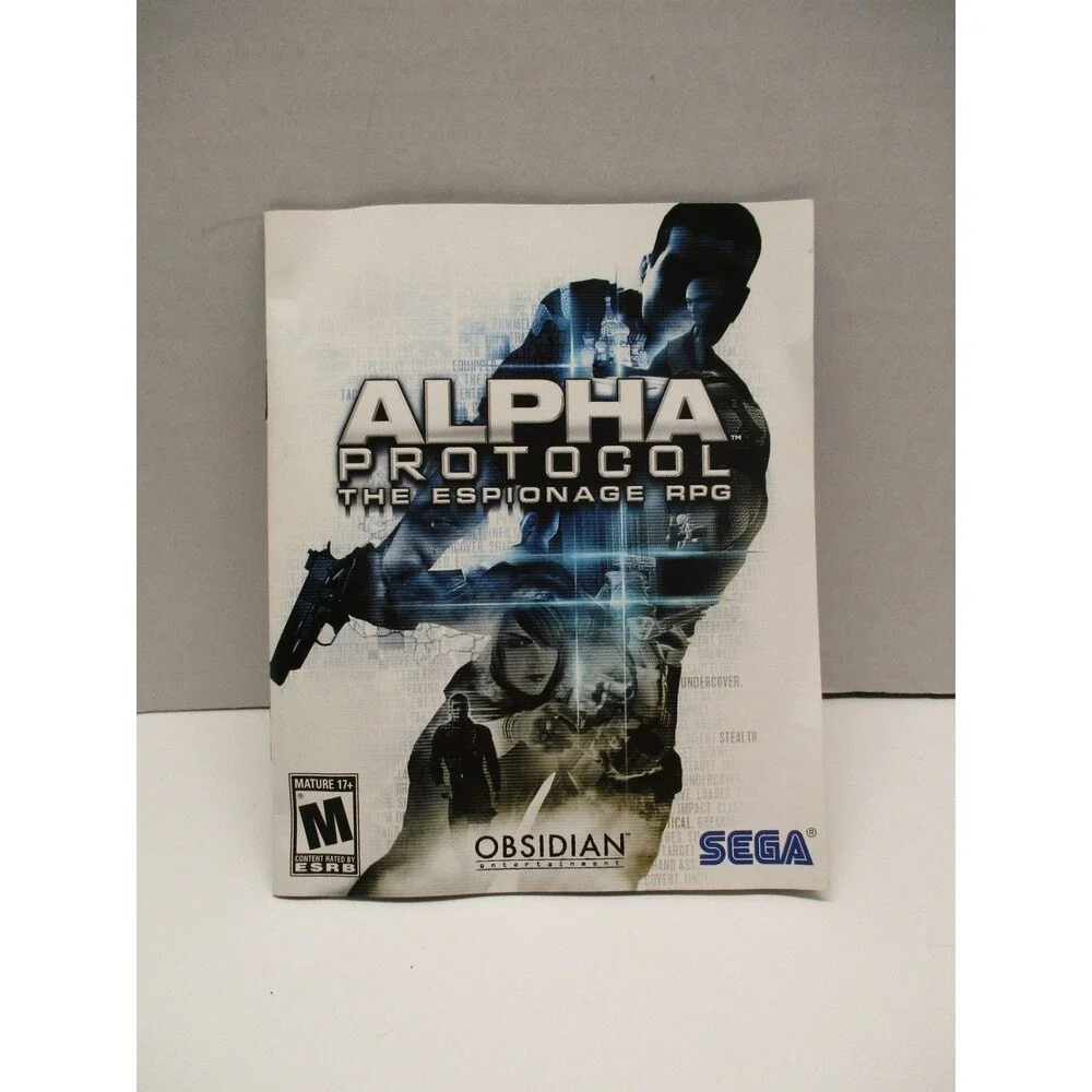 Alpha Protocol The Espionage RPG Playstation 3 PS3 Manual Only